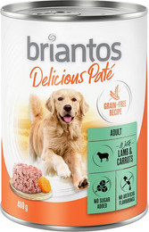 Produktbild von Briantos Delicious Paté Lamm und Karotten - 6 x 400 g