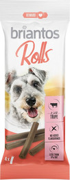 Produktbild von Briantos Rolls für Hunde Mixpaket Huhn & Pansen - 4 x 65 g