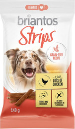 Produktbild von Briantos Strips Huhn Getreidefrei - 2 x 140 g