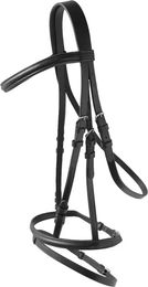 Produktbild von Bridons Reiten für Englisches Pferd mit Leinentraifen Hispano Hipica