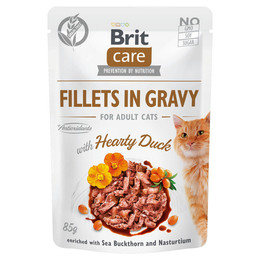 Produktbild von Brit Care Cat Filets in Soße Ente - 24 x 85 g