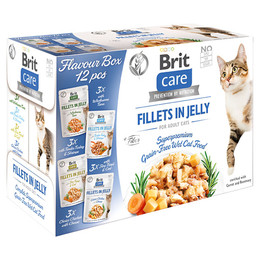 Produktbild von Brit Care Cat Flavour Box Filets in Gelee - 12 x 85 g