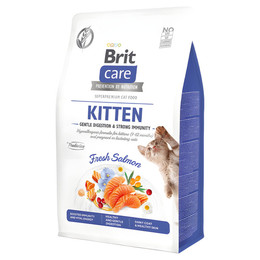 Produktbild von Brit Care Cat Kitten Gentle Digestion & Strong Immunity mit Lachs - 400 g