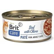Produktbild von BRIT CARE Cat Rindfleischpastete mit Oliven - 24 x 70 g