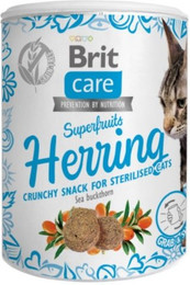 Produktbild von BRIT Care Cat Snack Superfruits Mix Hering und Lachs - 6 x 100 g
