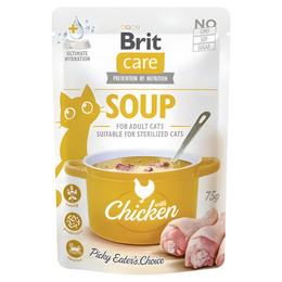 Produktbild von Brit Care Cat Suppe mit Huhn - 15 x 75 g