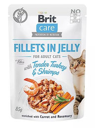 Brit Care Cat Tender Truthahn & Shrimps in Gelee - 85 g – Bild 1 von 2