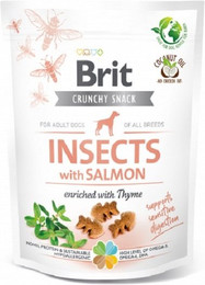 Produktbild von BRIT Care Dog Functional Snack Insects mit Lachs - 200 g