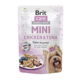 Produktbild von Brit Care Dog Mini Huhn & Thunfisch Filets in Soße - 24 x 85 g