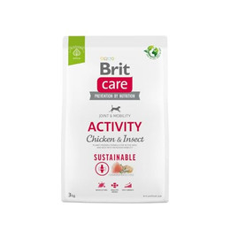 Produktbild von BRIT Care Dog Sustainable Activity Chicken & Insect Trockenfutter für aktive erwachsene Hunde - 3 kg