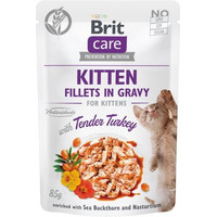 Produktbild von BRIT Care Fillets in Gravy mit zartem Truthahn - 24 x 85 g