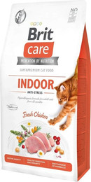 Produktbild von Brit Care Fresh Chicken Indoor getreidefrei Anti-Stress Katzentrockenfutter - 2 x 7 kg