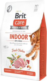 Produktbild von Brit Care Fresh Chicken Indoor getreidefrei Anti-stress Katzentrockenfutter Sparpaket 2 x 2 Kilogramm