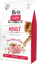 Produktbild von Brit Care Fresh Chicken&Turkey getreidefrei Activity Katzentrockenfutter Sparpaket 2 x 2 Kilogramm