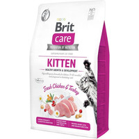 Produktbild von Brit Care Fresh Chicken & Turkey Kitten Katzentrockenfutter - 2 x 2 kg