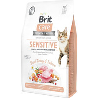 Produktbild von Brit Care Fresh Truthahn & Lachs Sensitiv Katzentrockenfutter - 2 x 2 kg