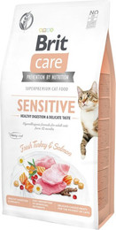 Produktbild von Brit Care Fresh Turkey & Salmon Sensitiv Katzentrockenfutter - 7 kg