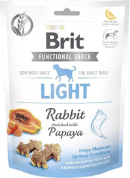 Produktbild von BRIT Care Functional Snack Light Kaninchen & Papaya für Hunde - 150 g