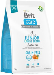 Produktbild von BRIT Care Grain-free Junior Large Breed Trockenfutter mit Lachs - 3 kg