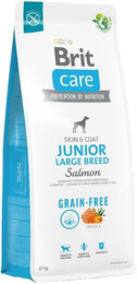 Produktbild von BRIT Care Grain-free Junior Large Breed Trockenfutter mit Lachs - 12 kg