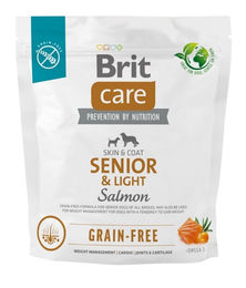 Produktbild von BRIT Care Grain-free Senior & Light Trockenfutter mit Lachs - 1 kg