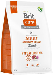 Produktbild von BRIT Care Hypoallergenic Adult Medium Breed Lamm Trockenfutter - 3 kg