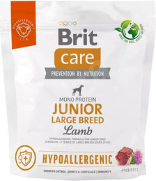 Produktbild von BRIT Care Hypoallergenic Junior Large Breed Trockenfutter mit Lammfleisch - 1 kg