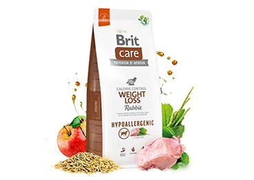 Produktbild von BRIT Care Hypoallergenic Weight Loss Kaninchen Trockenfutter für Hunde - 12 kg
