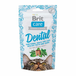 Produktbild von BRIT Care Katzensnacks Dental - 12 x 50 g