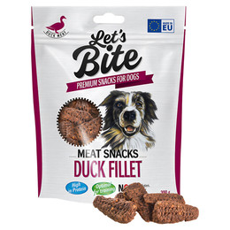 Produktbild von Brit Care Lets Bite Meat Snacks Entenfilet - 300 g