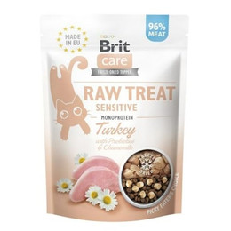 Produktbild von Brit Care Raw Treat Sensitive Truthahn - 10 x 40 g