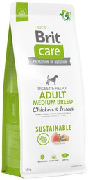 Produktbild von BRIT Care Sustainable Adult Medium Breed mit Huhn und Insekten - 12 kg
