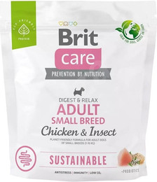 Produktbild von BRIT Care Sustainable Adult Small Breed mit Huhn und Insekten - 1 kg