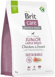 Produktbild von BRIT Care Sustainable Junior Large Breed mit Huhn und Insekten - 3 kg