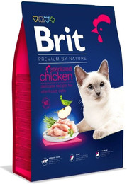 Produktbild von BRIT Cat Premium by Nature Sterilised Huhn - 8 kg