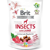 Produktbild von Brit Crunchy Cracker-Insekten, Lamm und Himbeeren 3x200g