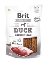 Produktbild von Brit Dog Snack Meaty Jerky Protein Bar 12x80g