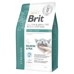 Produktbild von BRIT Grain Free Veterinary Care Cat Sterilised Lachs Erbse - 2 kg