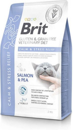 Produktbild von BRIT Grain Free Veterinary Diets Cat Calm Stress Relief Lachs Erbse - 5 kg
