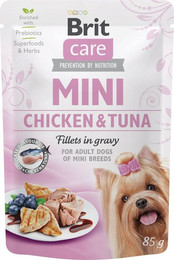 Produktbild von Brit Hund 24 x 85g Chicken&Tuna Fillets in Gravy