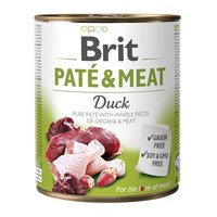 Produktbild von BRIT Pate & Meat Ente Hundefutter - 800 g
