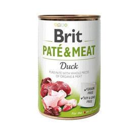 Produktbild von BRIT Pate&Meat Entenpastete für Hunde - 6 x 400 g