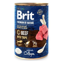 Produktbild von BRIT Premium by Nature Beef and tripes Nassfutter für Hunde - 400 g