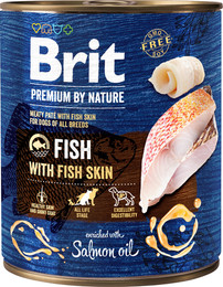 Produktbild von BRIT Premium by Nature Fish & Fish Skin Hundefutter - 800 g