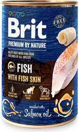 Produktbild von BRIT Premium by Nature Fish & Fish Skin Hundefutter - 400 g