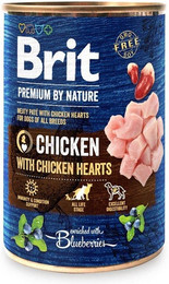 Produktbild von BRIT Premium by Nature Huhn und Herzen Nassfutter - 400 g