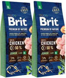 Produktbild von BRIT Premium By Nature Junior Extra Large XL - 2 x 15 kg