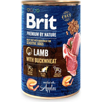 Produktbild von BRIT Premium by Nature Lamm und Buchweizen Hundefutter - 400 g