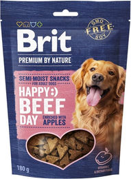 Produktbild von BRIT Premium by Nature Semi-moist Snack Beef and Apples 180g halbfeuchter Snack für Hunde mit Rindfleisch und Äpfeln