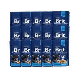 Produktbild von BRIT Premium Cat Pouches Chicken Chunks for Kitten 100g